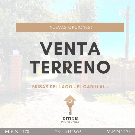 || VENTA TERRENO - EL CADILLAL ||